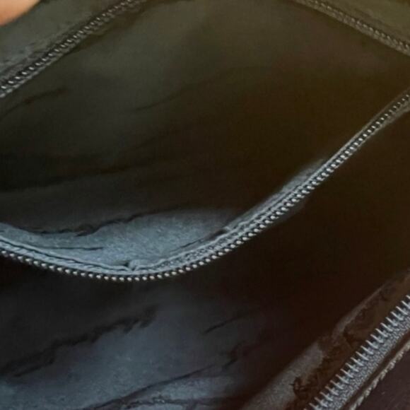 Salvatore Ferragamo Black Nylon Shoulder Bag with Chain Strap MSRP $460 EUC - Picture 13 of 13